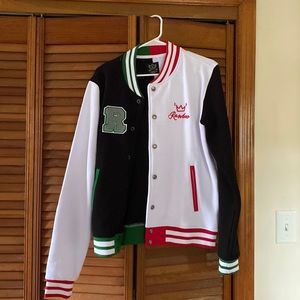 Black and White Varsity Jacket
